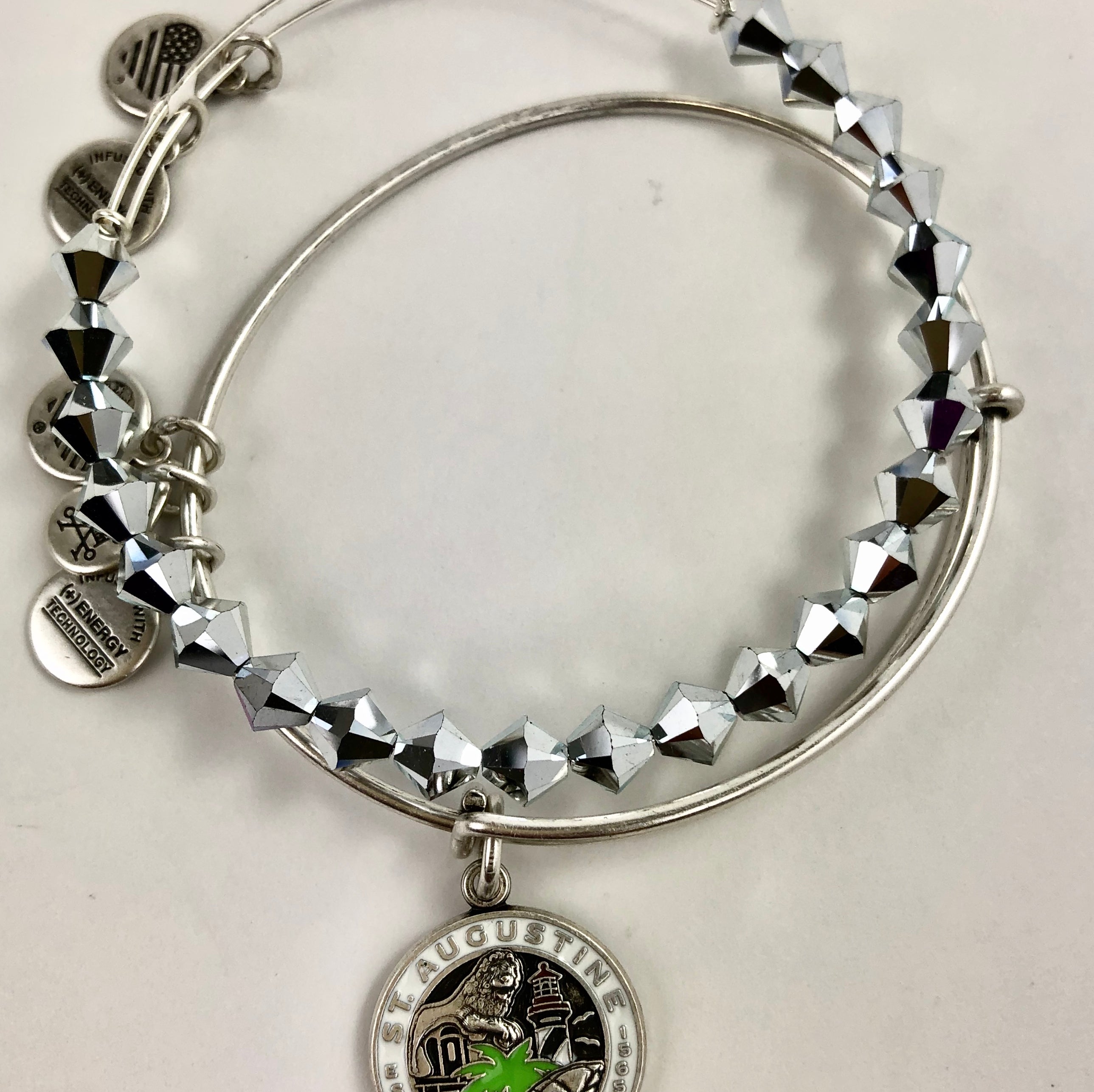 Alex and Ani - St Augustine Florida Bangle Set in Silver - Artsy Abode