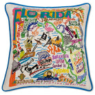 catstudio Florida Pillow W Turqu Piping - Artsy Abode