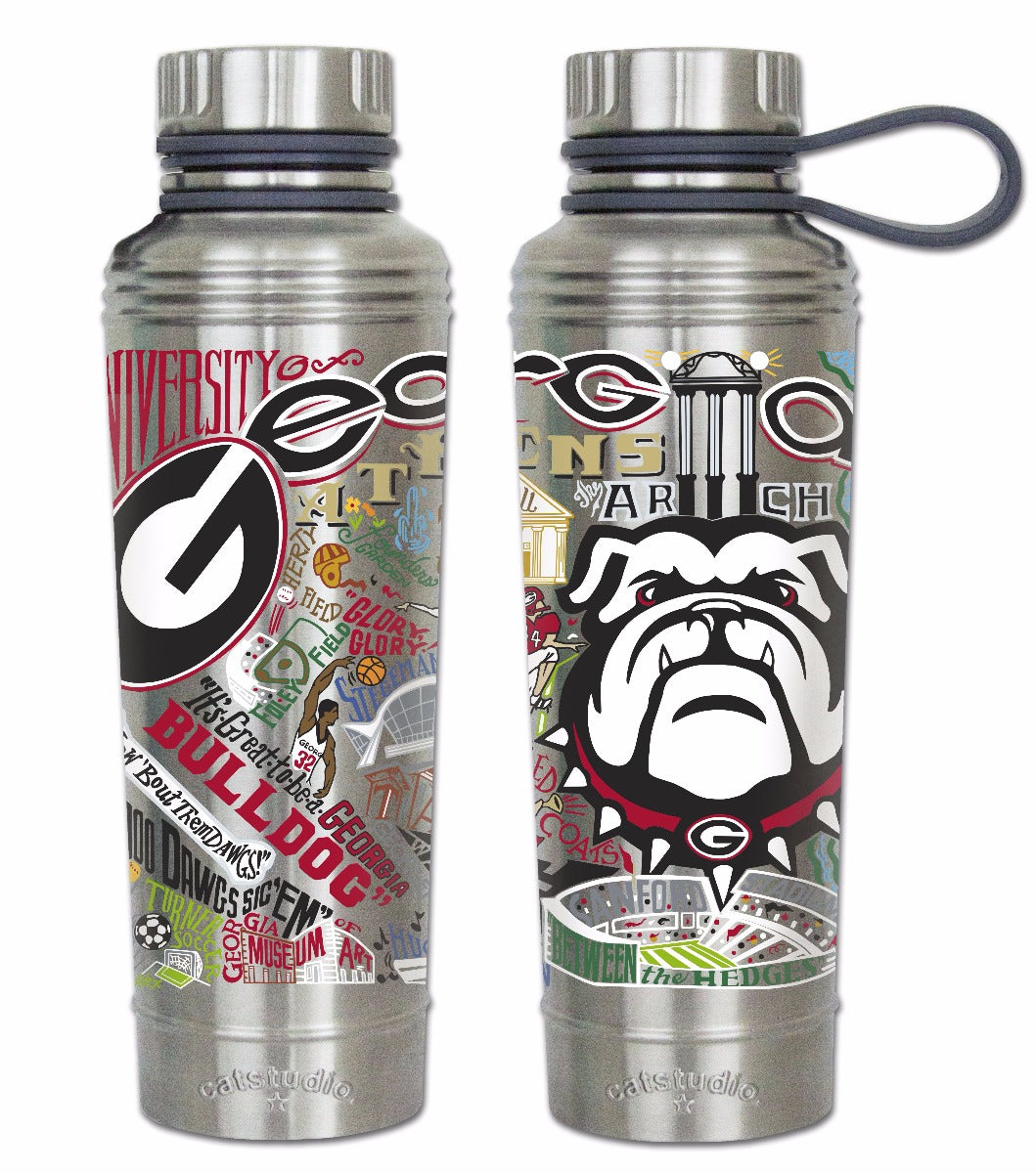 catstudio Georgia Bulldogs Thermal Bottle - Artsy Abode