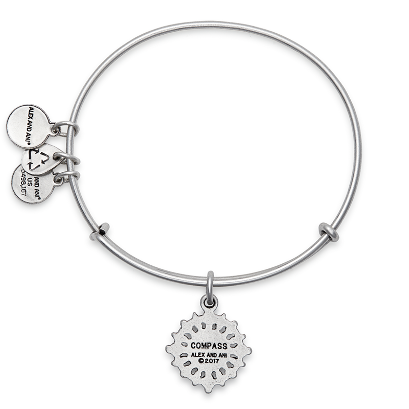 Alex and Ani - Compass Bracelet - Rafaelian Silver - Artsy Abode