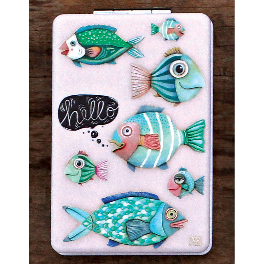 Allen Designs - Hello Fish Compact Mirror