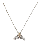 Sand Bar - Mermaid Tail Necklace - Silver - Artsy Abode