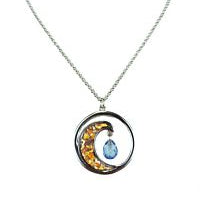 Sand Bar - Wave Neclace - Silver - Artsy Abode