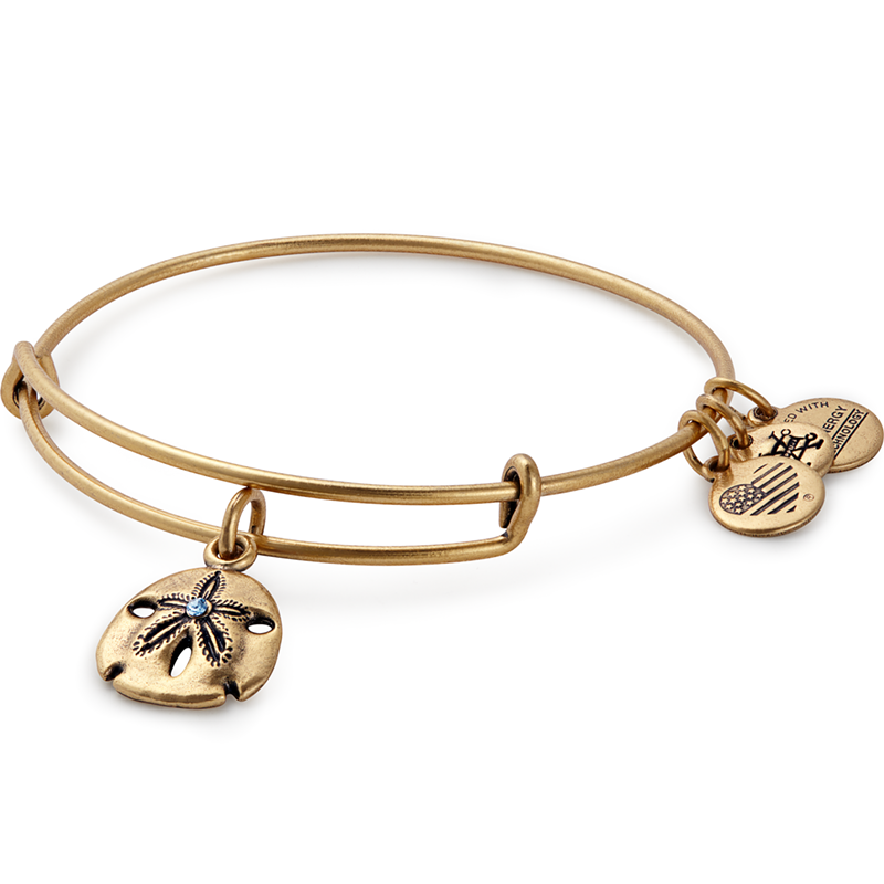Alex and Ani - Sand Dollar Bracelet - Rafaelian Gold - Artsy Abode