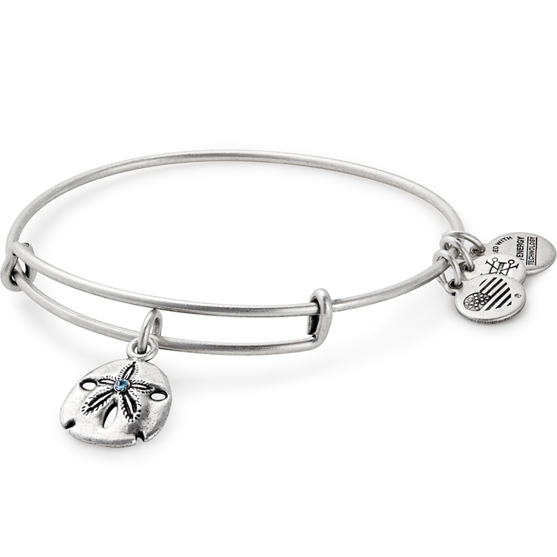 Alex and Ani - Sand Dollar Bracelet - Rafaelian Silver - Artsy Abode