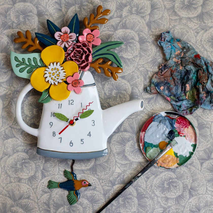 Allen Designs - Blossoms Clock - Artsy Abode