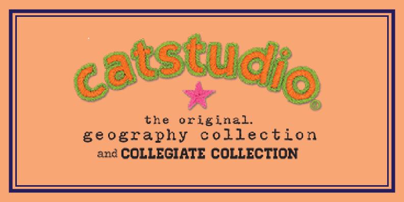 catstudio Custom Hand-Embroidery Maps, Pillows, and Much More - Shop our Collection Online Now click here