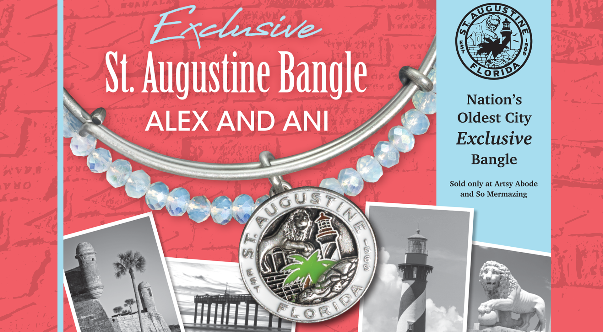 Alex and Ani Exclusive St Augustine Florida Bangles