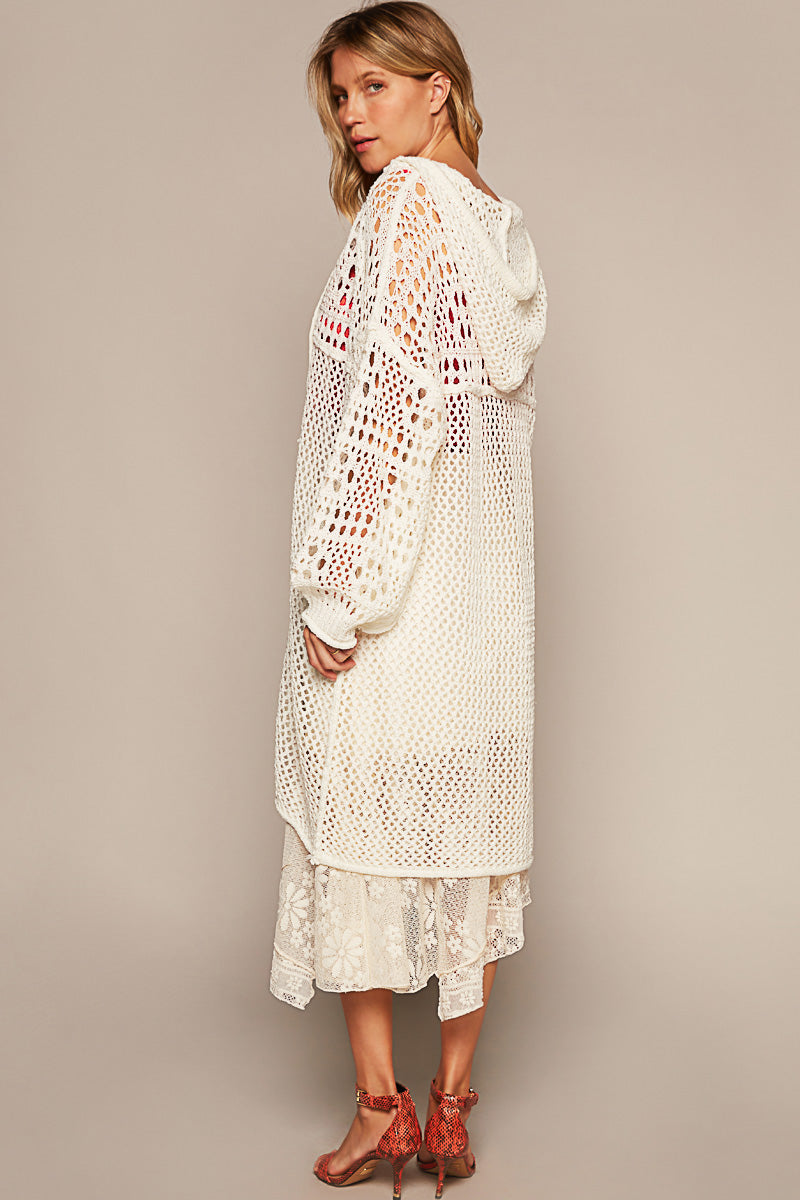 Hoodie Cardigan - Artsy Abode
