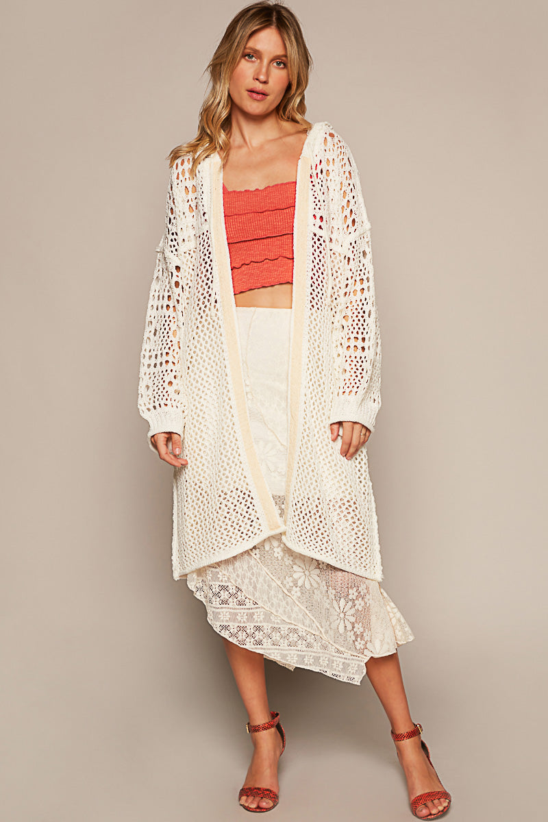 Hoodie Cardigan - Artsy Abode