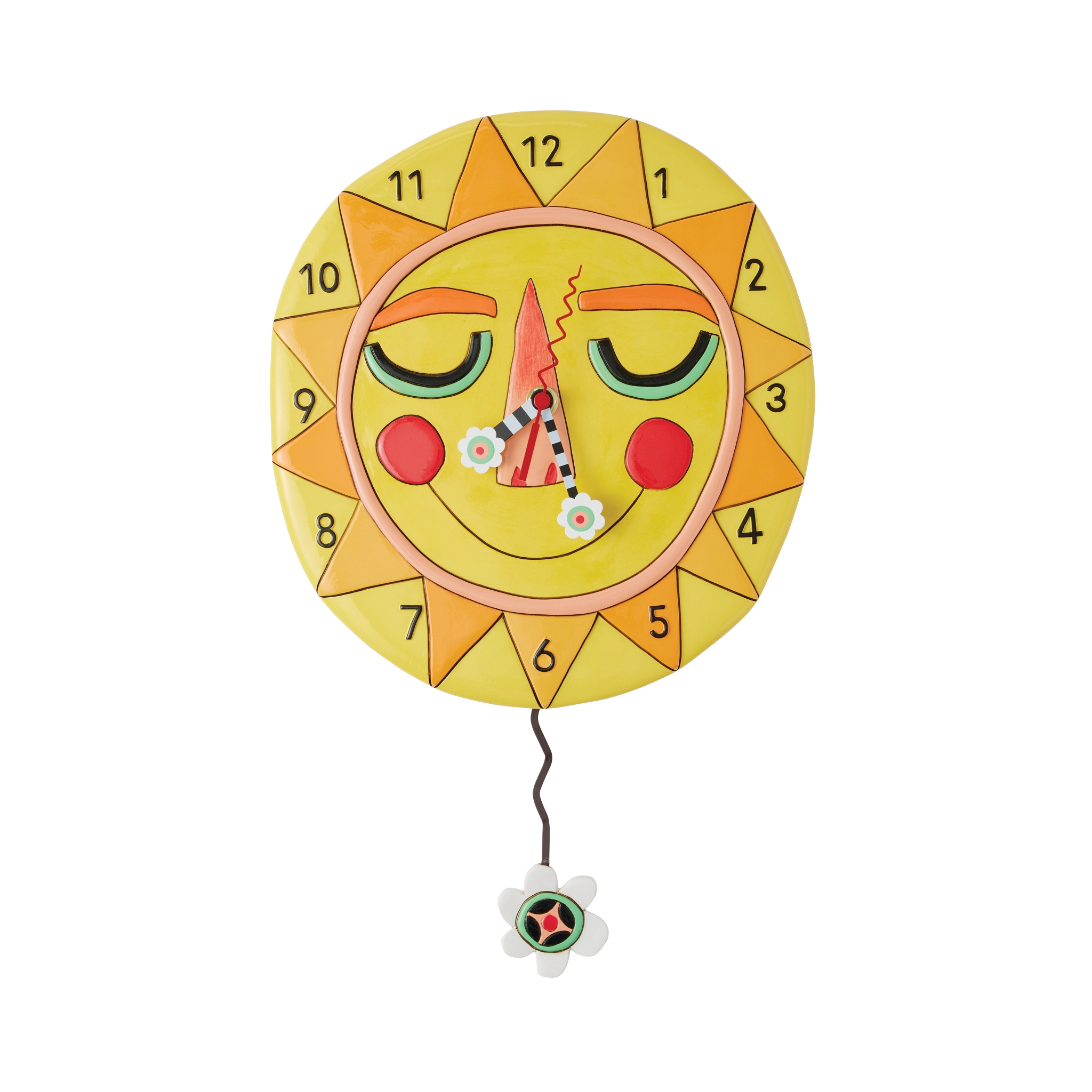 Blooming Bright Clock - Artsy Abode