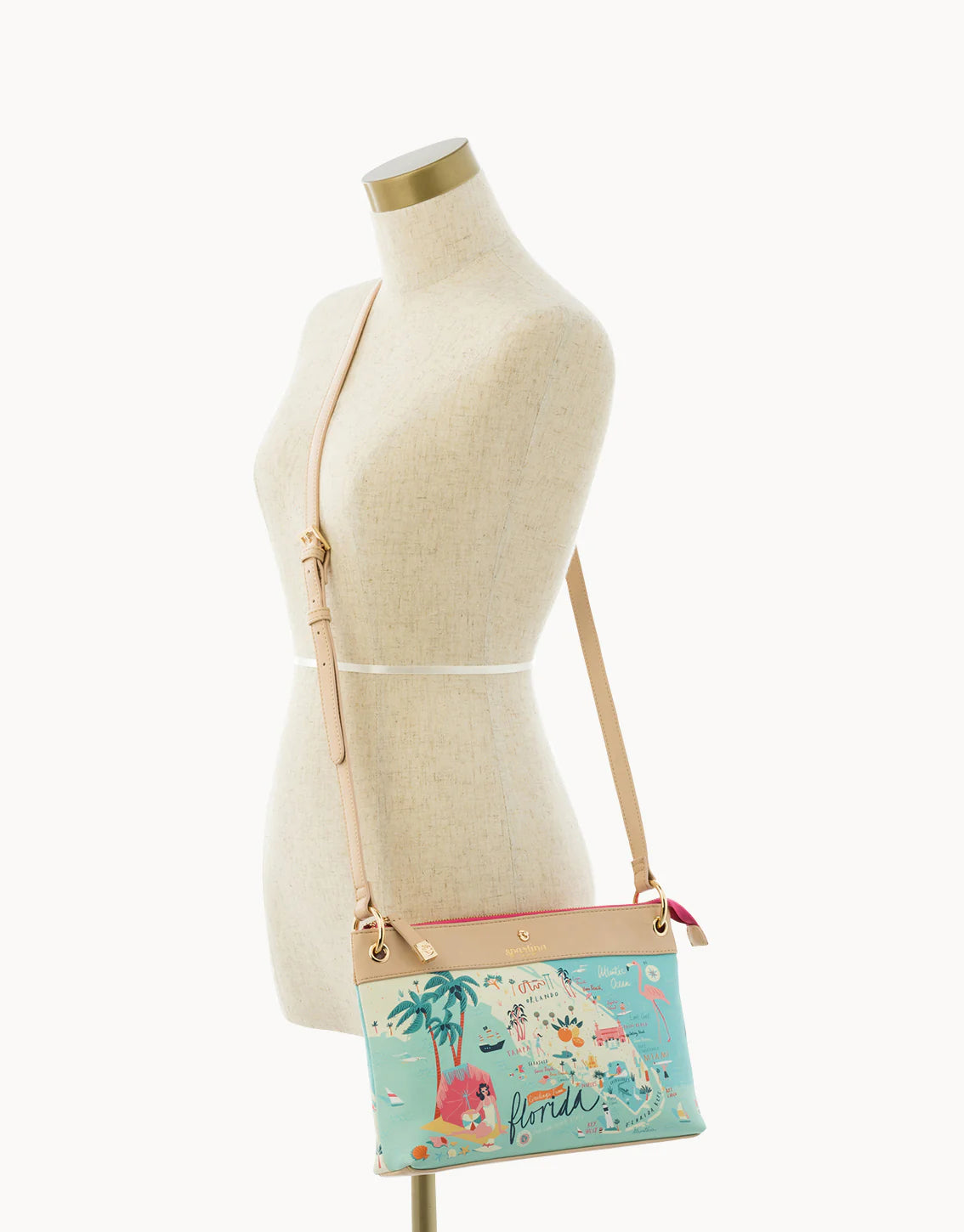 Spartina 449 Florida Map Crossbody Artsy Abode