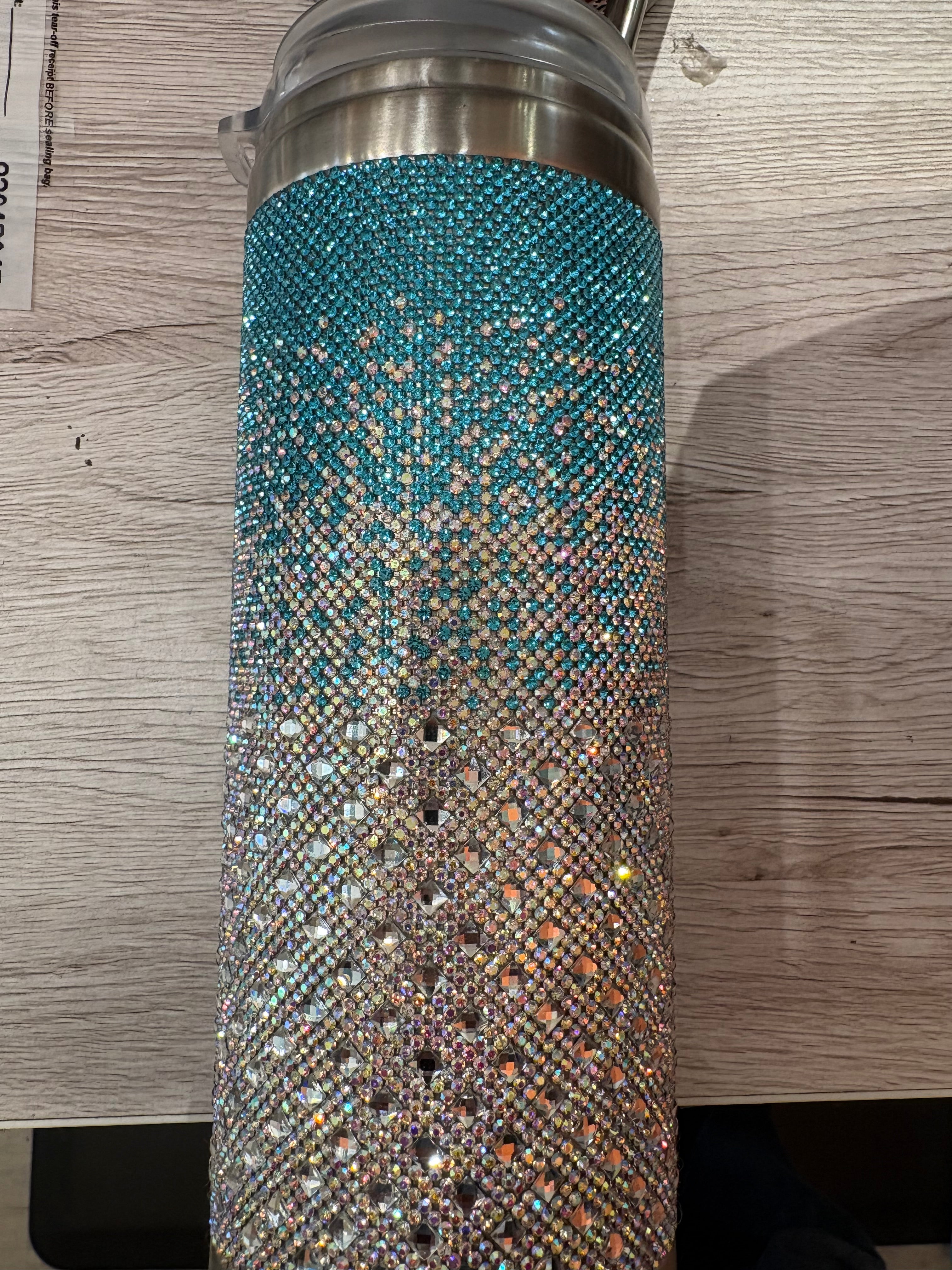 Mariners Cross Collection Turquoise Wave Tumbler - Artsy Abode