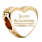 Genuine Pandora custom St. Augustine Lighthouse Charm in radiant gold, featuring intricate detailing of the historic lighthouse and elegant coastal accents. A collectible charm available exclusively at Artsy Abode in St. Augustine, Florida.