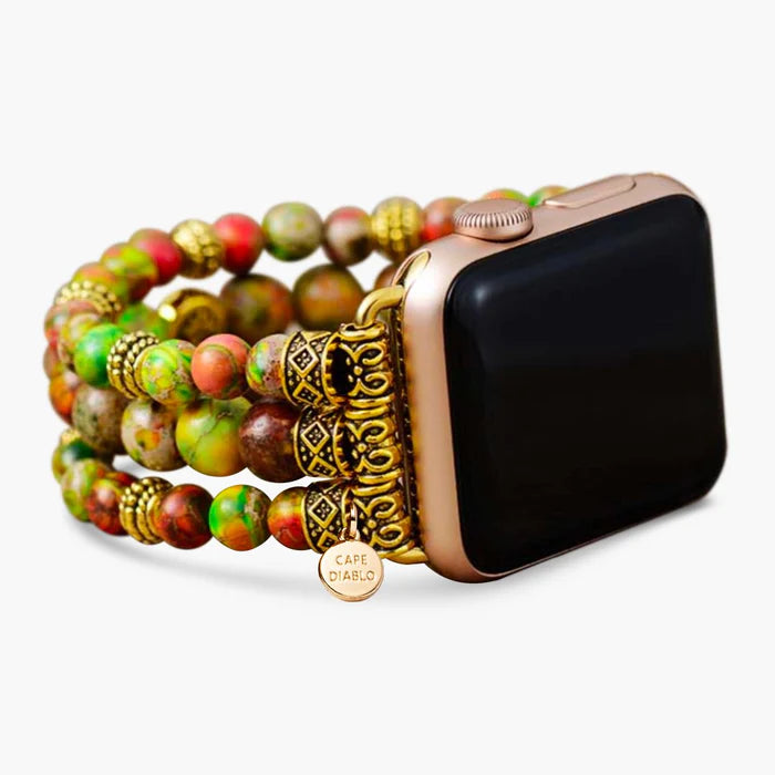 Conifer Jasper Stretch Apple Watch Strap - Artsy Abode