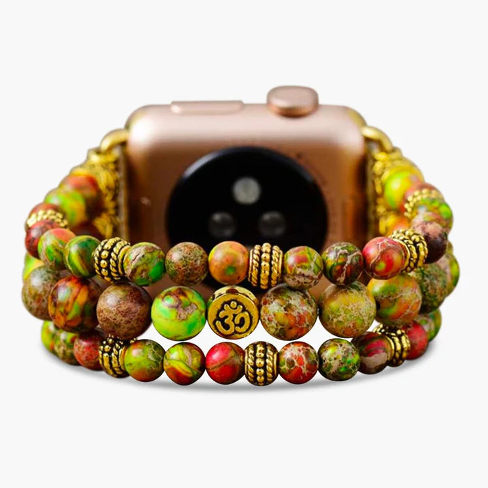 Conifer Jasper Stretch Apple Watch Strap - Artsy Abode
