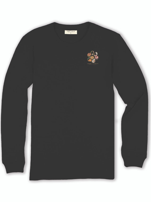 Long Sleeve Tee-Anx-Black - Artsy Abode