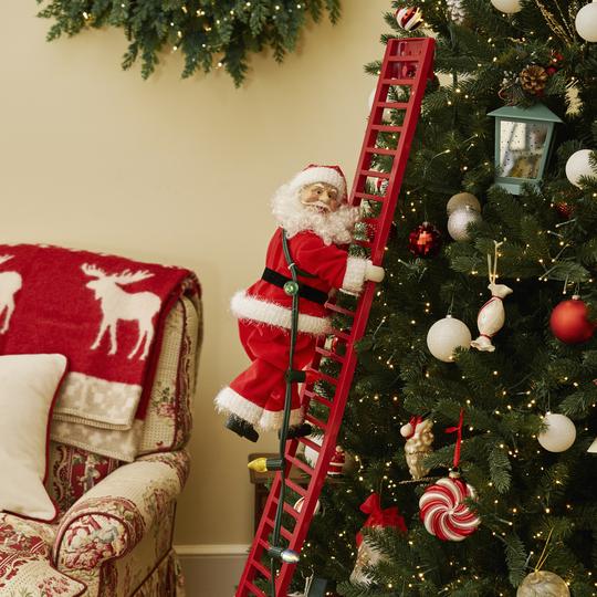 Mr Christmas Indoor/Outdoor Deluxe Super Climbing Santa - Artsy Abode