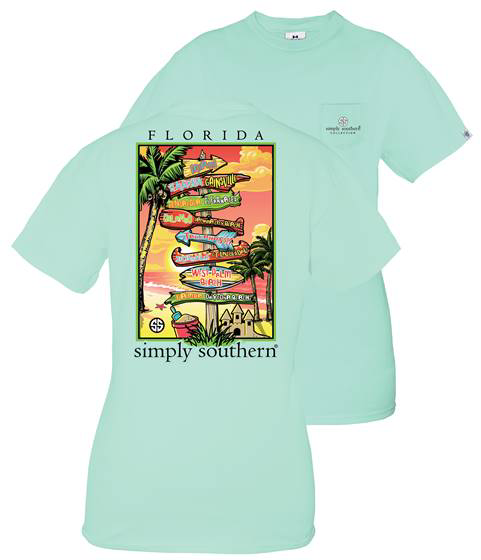 Simply Southern Short Sleeve Tee State of Florida