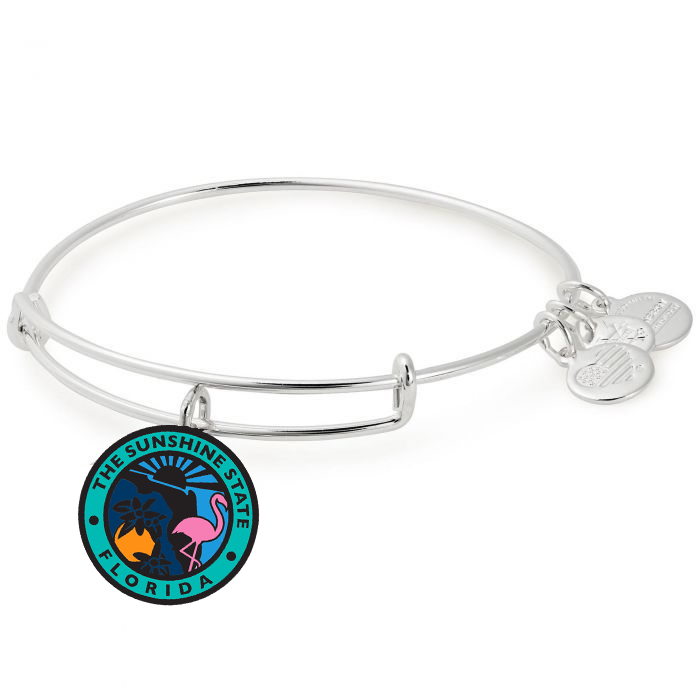 Alex and Ani - State of Florida Bangle in Silver - Artsy Abode