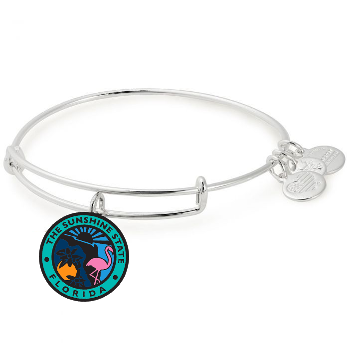 Ohio state alex and ani bracelet silver online