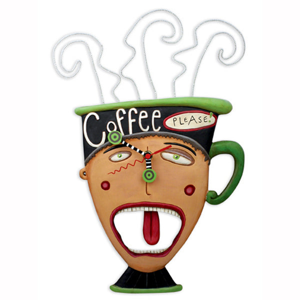 Allen Designs - Coffee Please! Clock - Artsy Abode