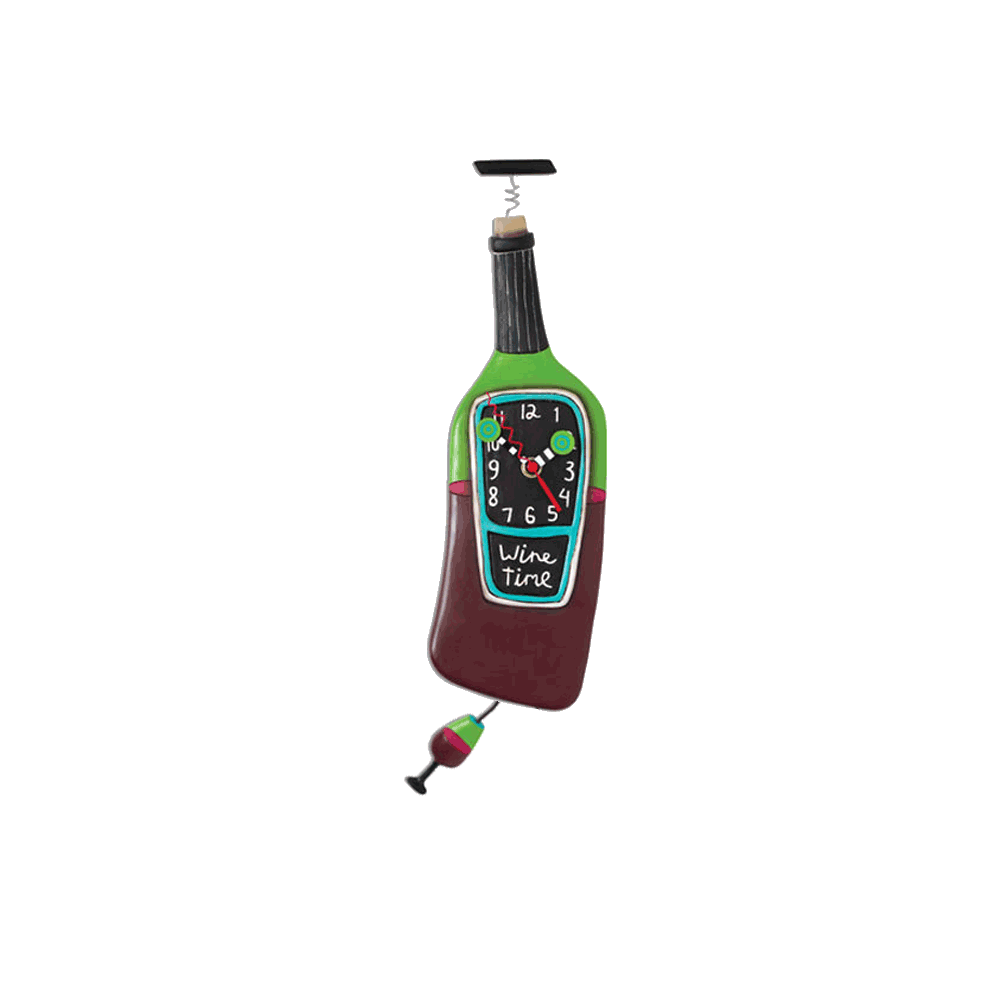 Allen Designs - Corked Vino Clock - Artsy Abode