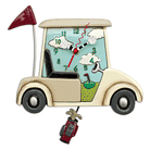 Allen Designs - Golf Cart - Artsy Abode