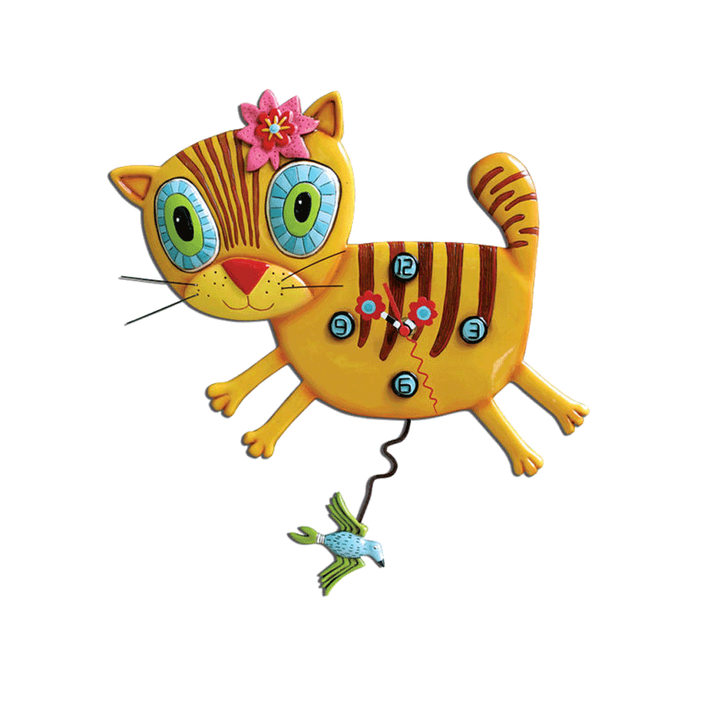 Allen Designs - Kimi Kitty Clock - Artsy Abode