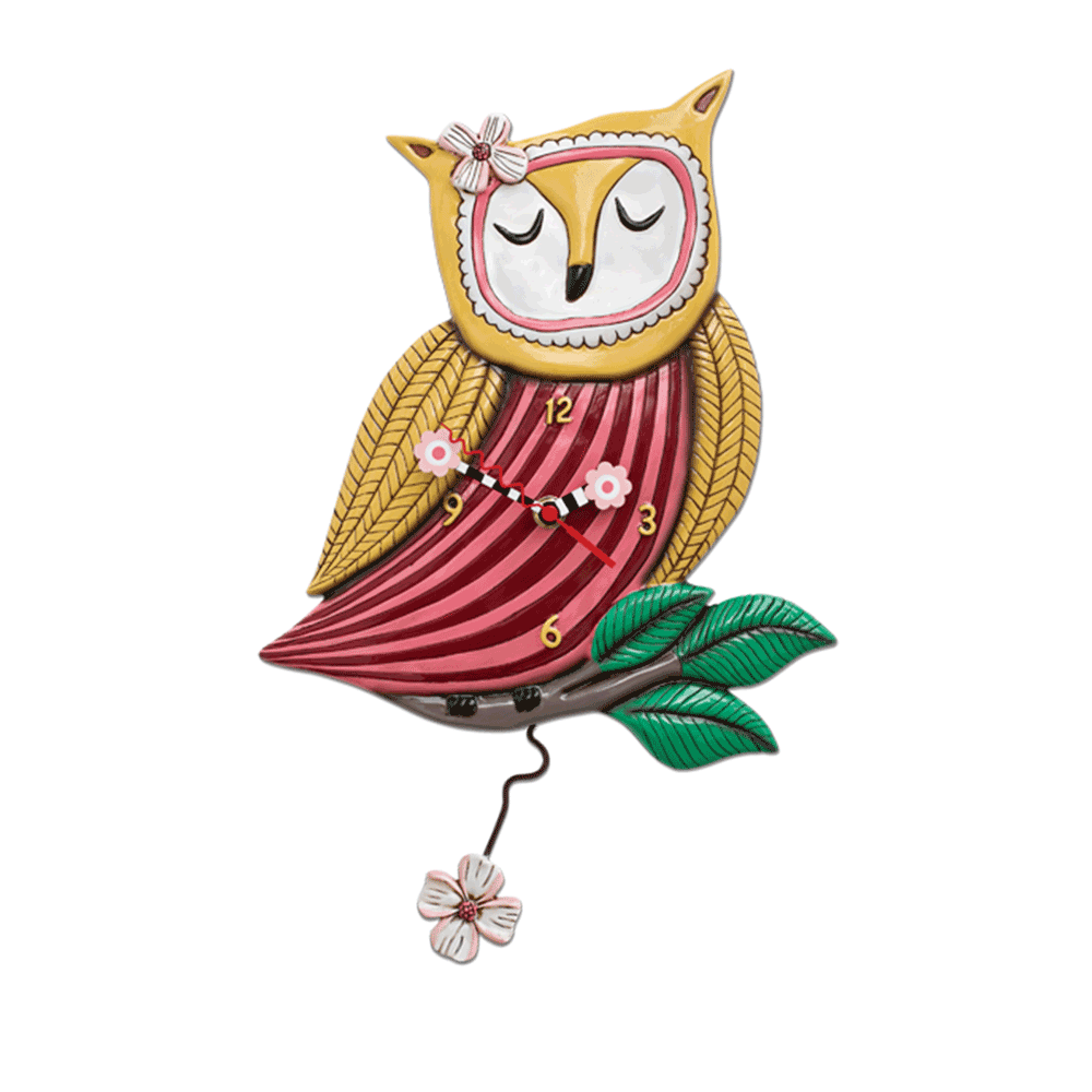 Allen Designs - Pretty Wise (Owl) Clock - Artsy Abode