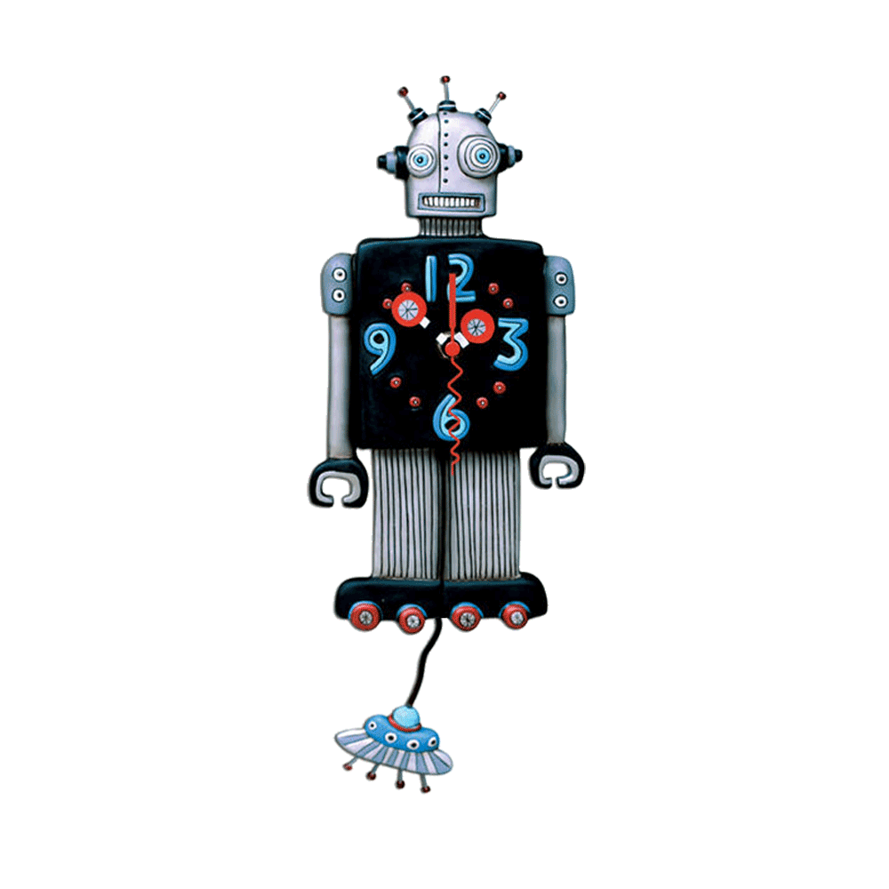 Allen Designs - Roboto Clock - Artsy Abode