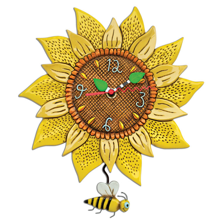 Allen Designs - Sunflower Clock - Artsy Abode