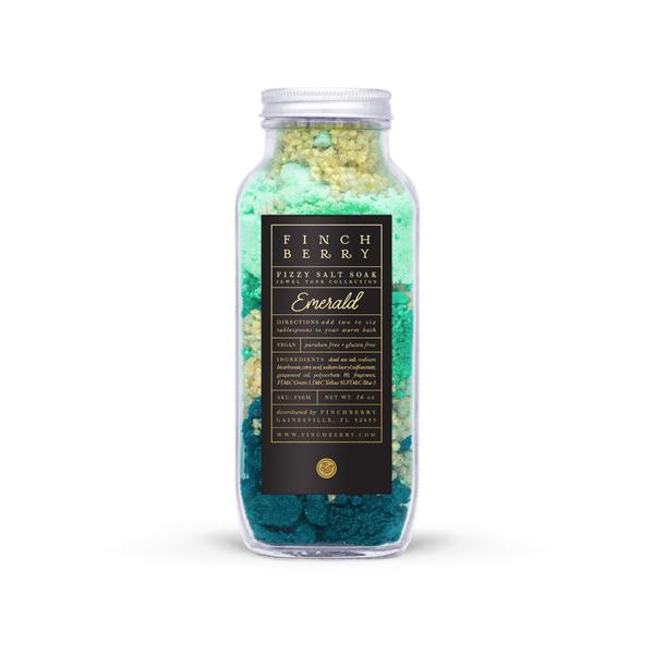 Finchberry - Emerald Fizzy Salt Soak