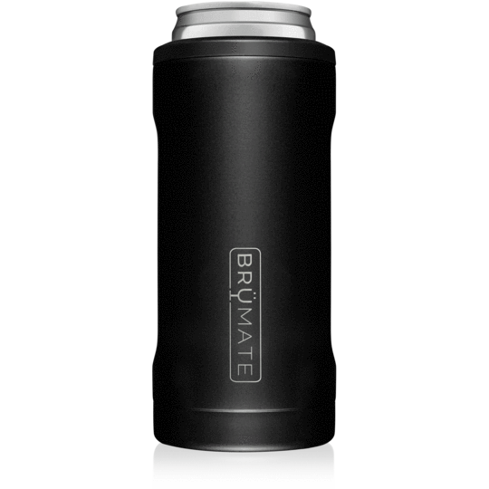 BRUMATE HOPSULATOR SLIM CAN-COOLER - MATTE BLACK