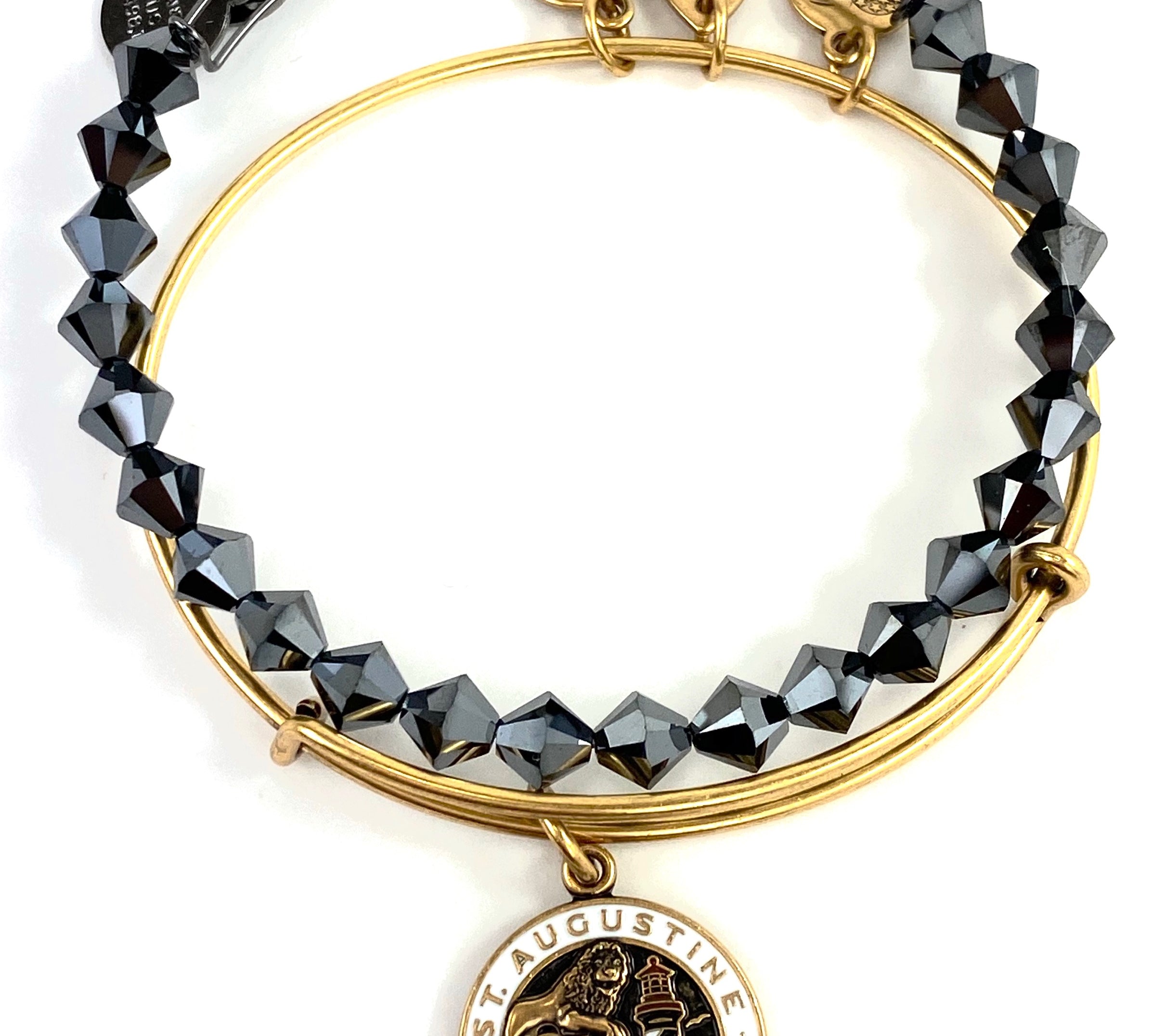 Alex and Ani - St Augustine Florida Bangle Set in Gold - Artsy Abode