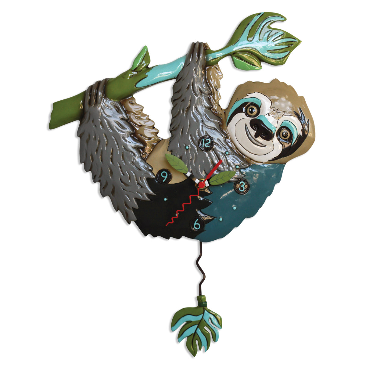 Allen Designs - Slow Poke Sloth Clock - Artsy Abode