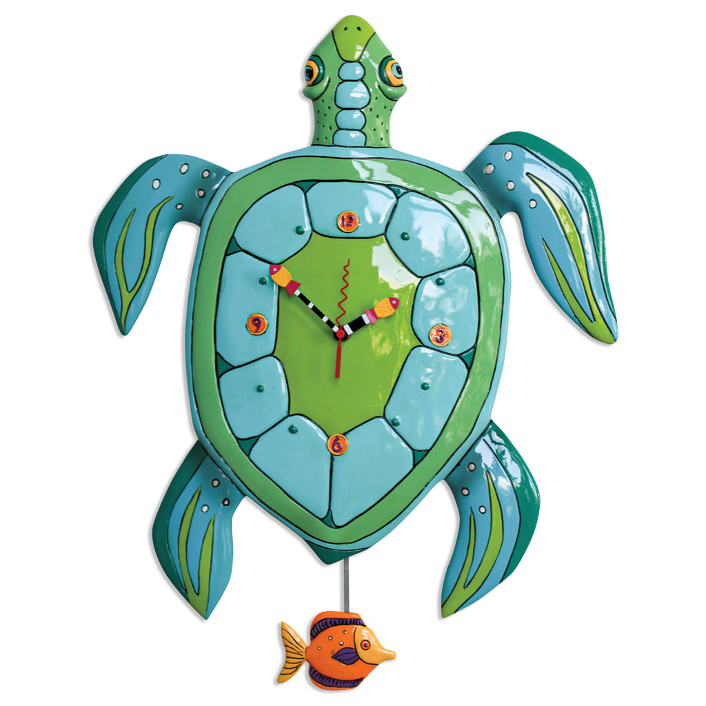 Allen Designs - Turtle Sup Dude Clock (Extra Large)