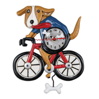 Allen Designs - Bicycle Dog Clock