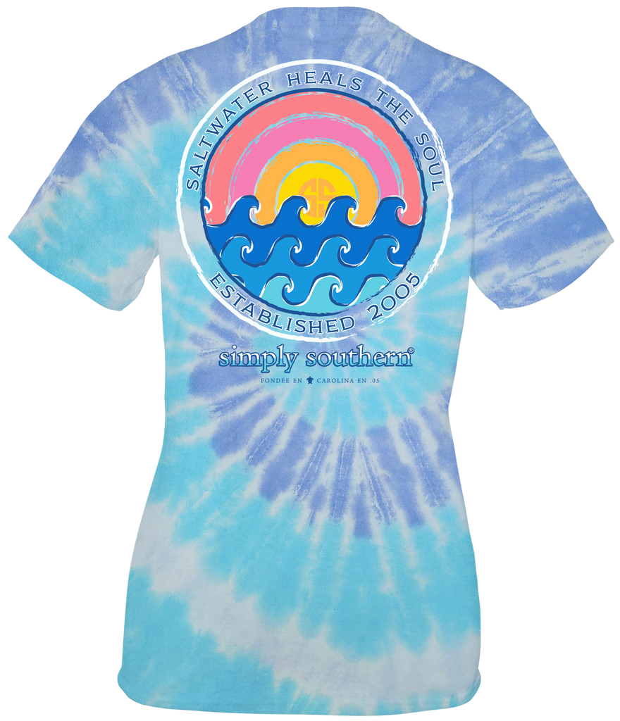 Simply Southern Short Sleeve Shirt Soul in Tide