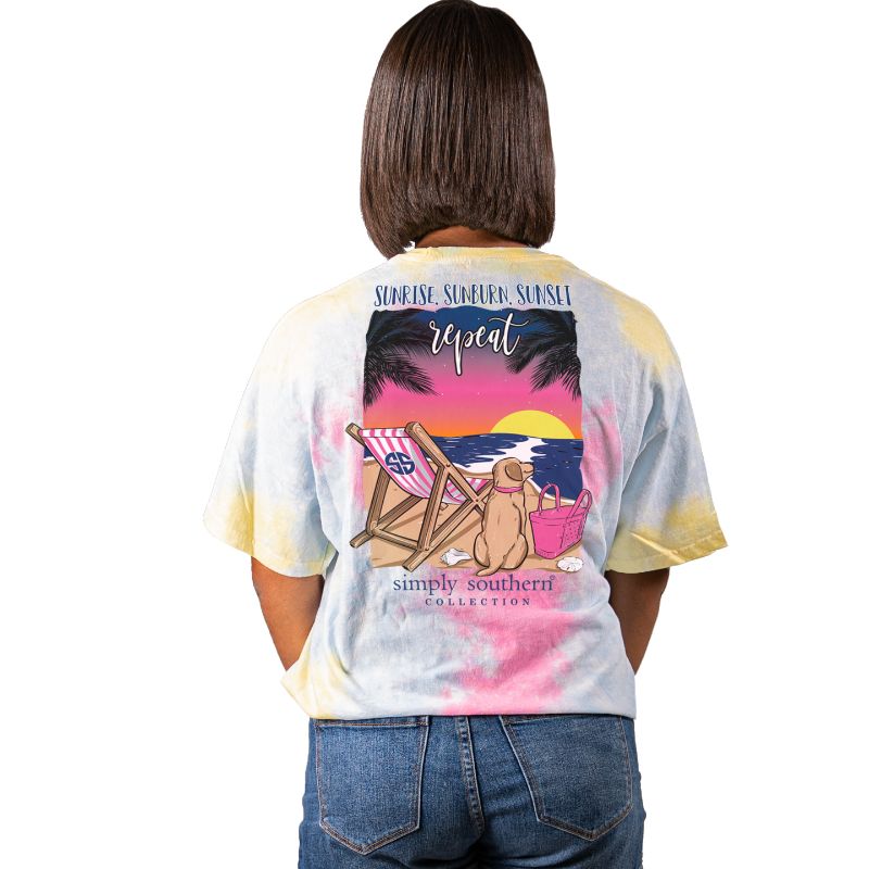 Simply Southern Short Sleeve Tee Sunset
