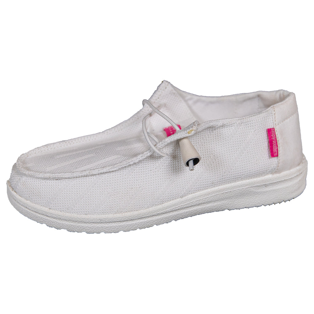 Simply Southern Slipon Shoes - White