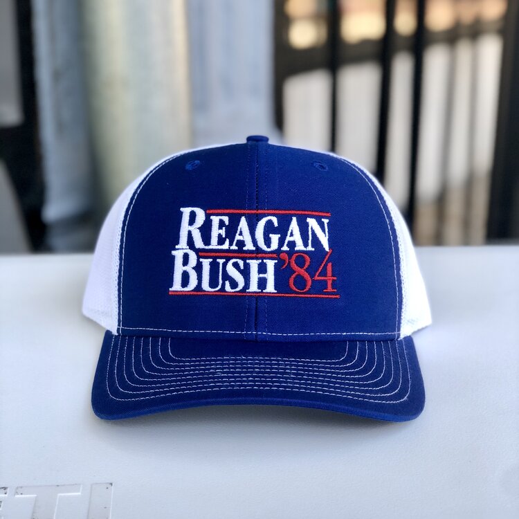 Southern Snap Reagan Bush '84 hat in Royal/White