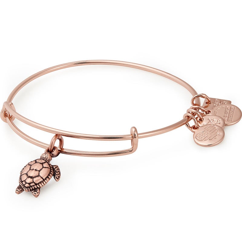 Alex & Ani - Charity by Design: Sea Turtle- Rose Gold - Artsy Abode