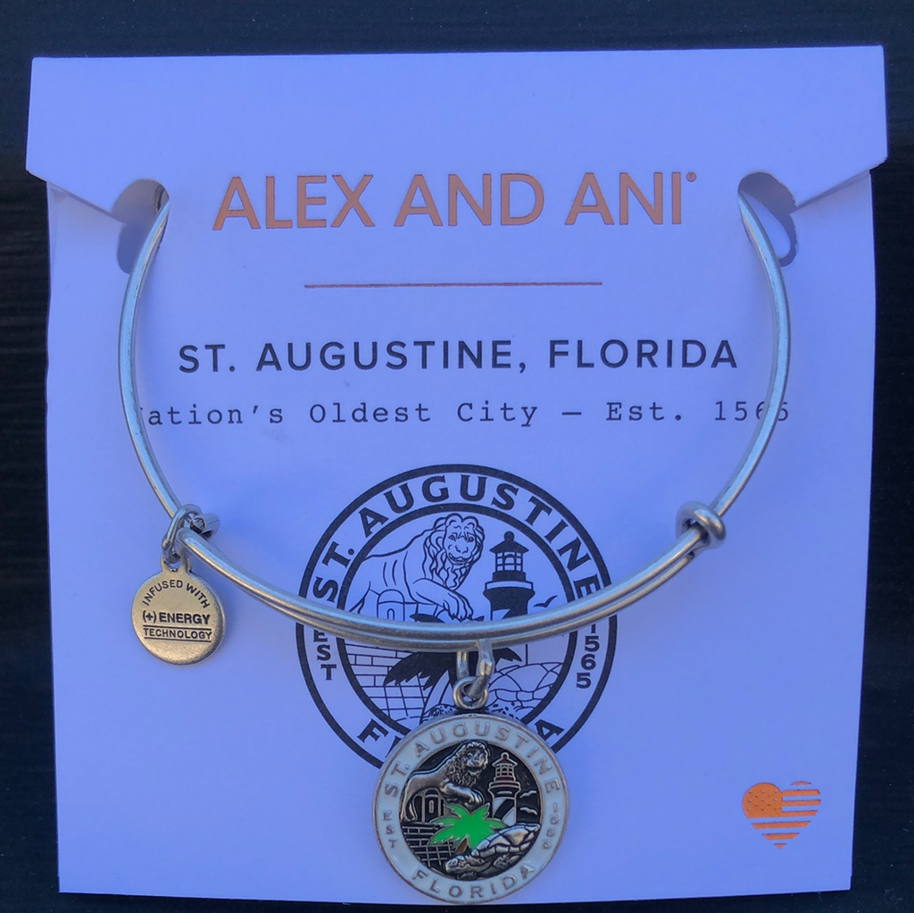 Alex and Ani - St Augustine Florida Bangle Silver