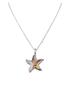 Sand Bar - Starfish Necklace - Silver - Artsy Abode